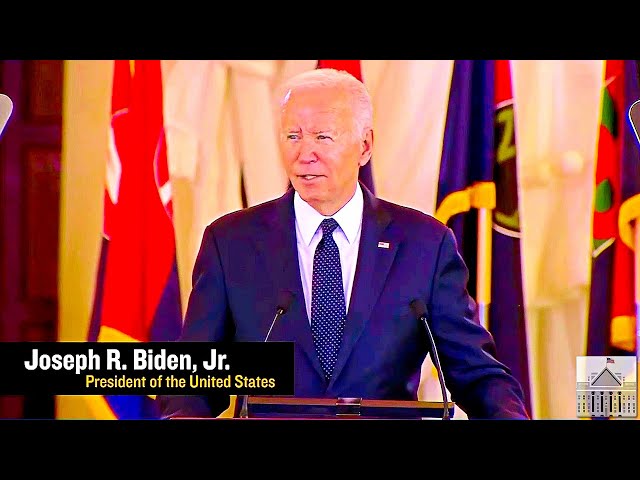 President Joe Biden Reflects on Holocaust Memorial in Emotional White House Address