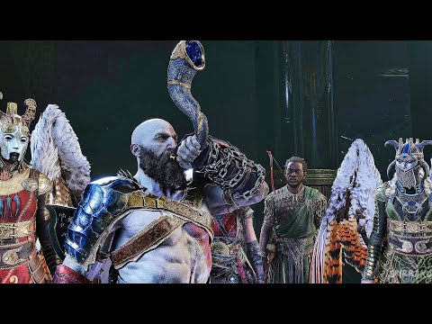 GOD OF WAR RAGNAROK Kratos Becomes General & Leads Army To Asgard (4K 60FPS)