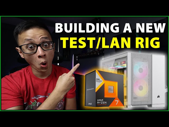 🟢 Building a NEW test bench and LAN rig!