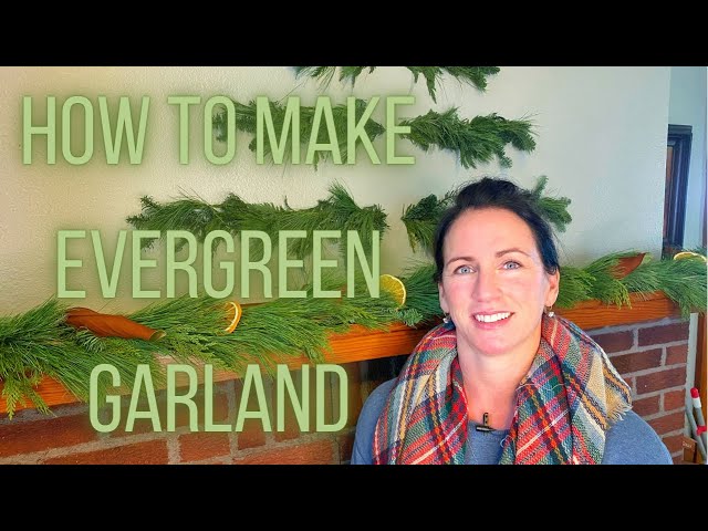 How To Make Evergreen Garland | DIY Holiday | PepperHarrow