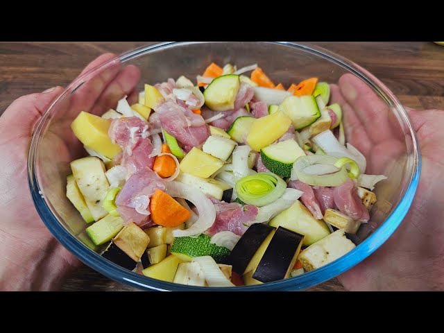 If I have vegetables and meat at home, this is how I cook! Prepare more! Simple recipe