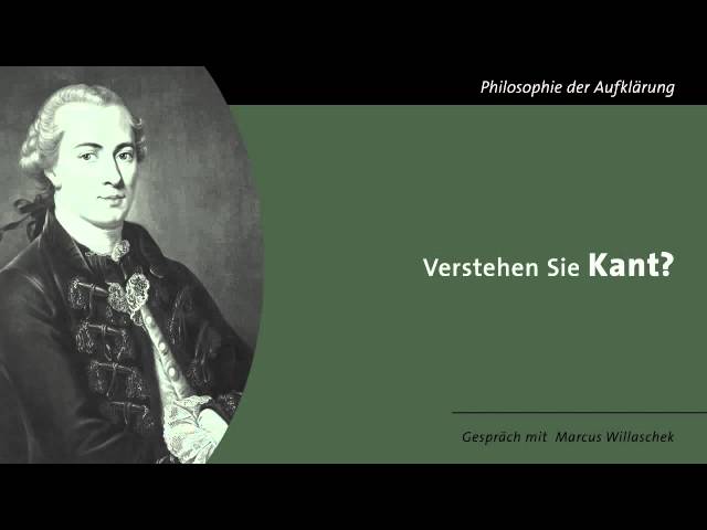 Verstehen Sie Kant ?