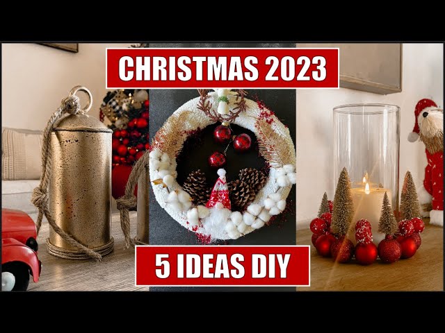 Amazing CHRISTMAS DECORATIONS with RECYCLED Materials and Old Decorations 2023
