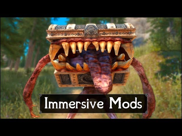 Skyrim: The Scariest Chest You Will Ever Meet – Immersive Skyrim Mods #9