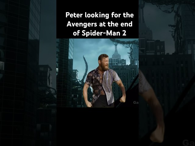 Peter Looking For The Avengers In Spider-Man 2