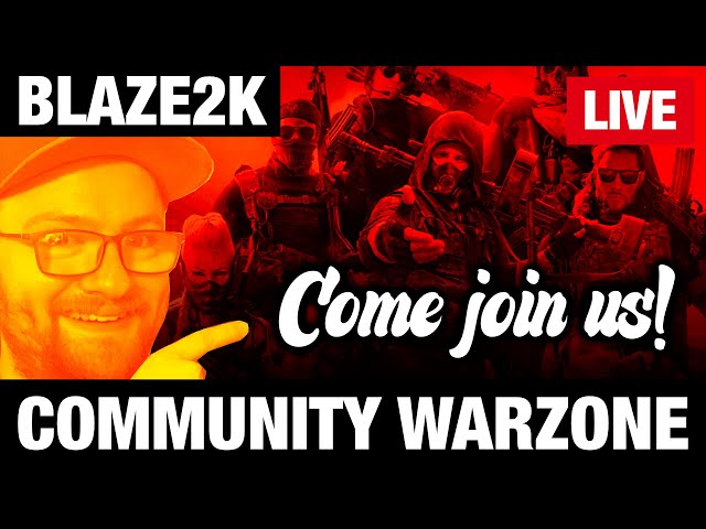 COME PLAY WITH US - Community Warzone - Friday 7PM EVERY WEEK