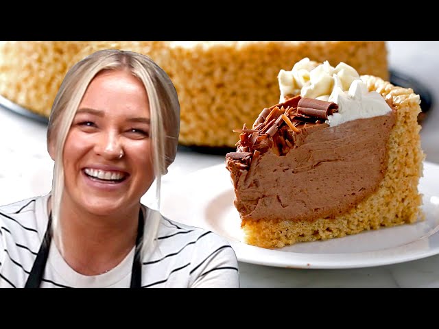 How To Make Crispy Rice Cereal Cheesecake with Alix
