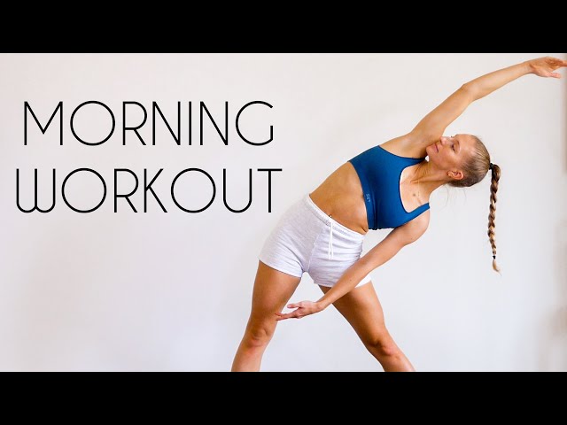 10 min GOOD MORNING WORKOUT - Stretch & Train (No Equipment)