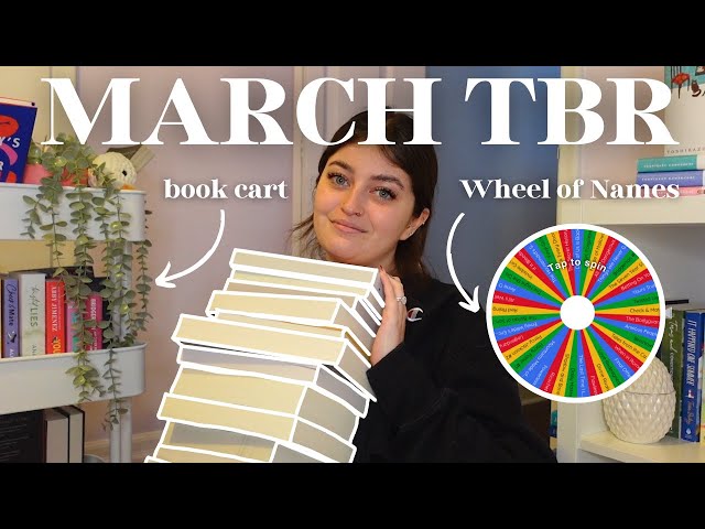 march tbr: randomly choosing books from my tbr cart using Wheel of Names 📚✨💘 monthly tbr