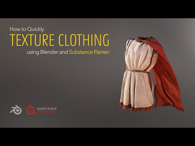 How to Quickly Texture Clothing using Blender and Substance Painter
