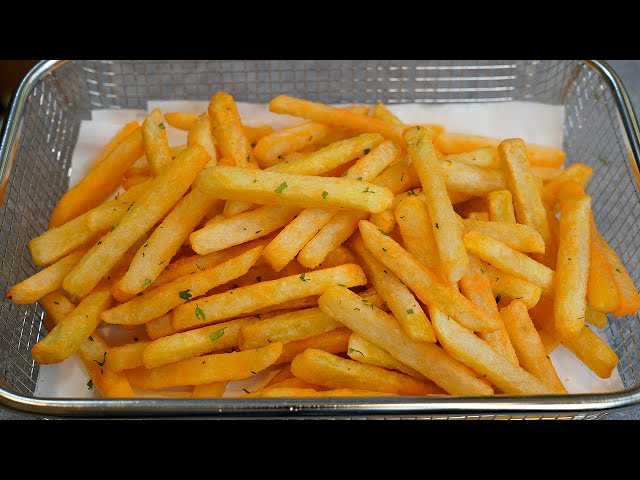 How to Make French Fries At Home ! Crispy Delicious ,  Incredibly Easy