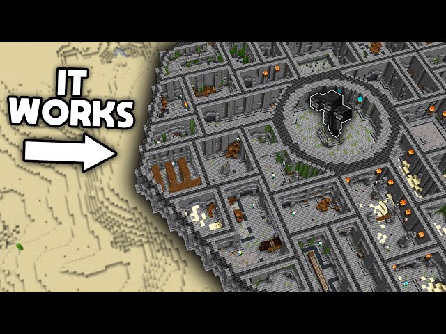 I Built a Working Dungeon in Minecraft Hardcore!
