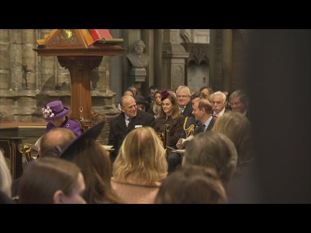 Prince Philip amused by Edward's pole dancing story