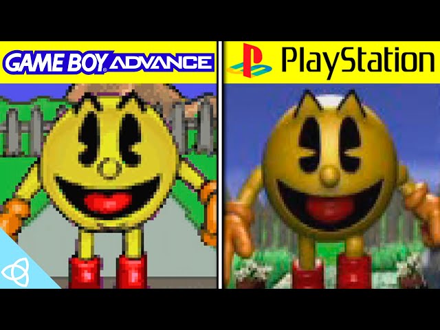 Pac-Man World - GBA vs. PS1 | Side by Side