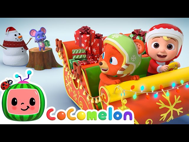 Bells on the Sleigh | CoComelon Animal Time | Animals for Kids