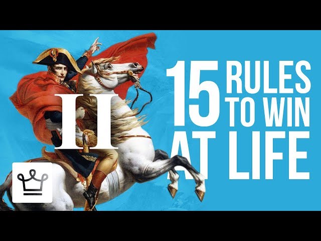 15 Rules To Win At Life (Part 2)