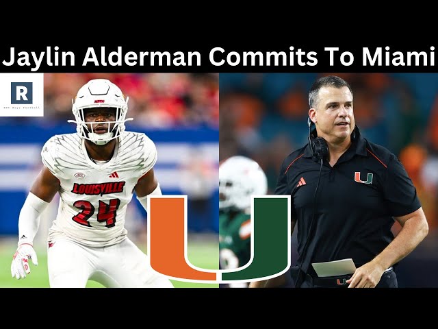 Jaylin Alderman Commits To Miami | Miami Hurricanes Transfer Portal News