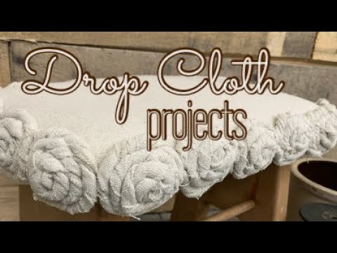 Using Drop Cloth Fabric
