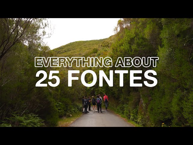 Everything you need to know about 25 FONTES with Lido Tours