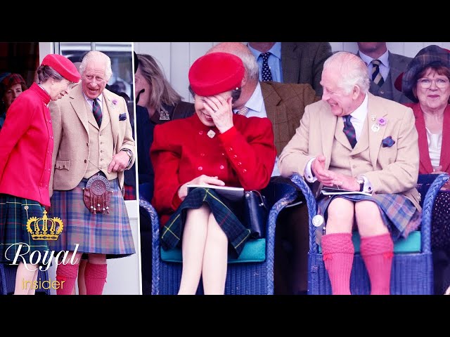 King Charles & Princess Anne's Heartwarming Bond Shines at late Queen's Favorite Highland Games