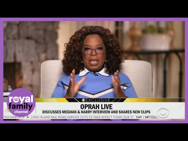 New Revelations From Harry and Meghan's Interview with Oprah Winfrey