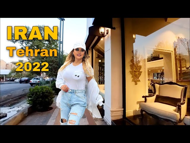 IRAN - Tehran Walking Tour In Shariati Street In Summer 2022 ایران