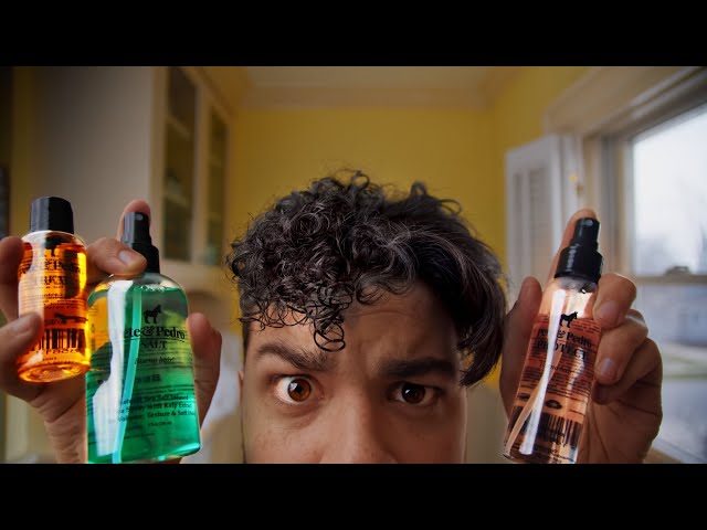 How to Prep Men's CURLY HAIR | BEST METHOD | How To Use Pre-Stylers