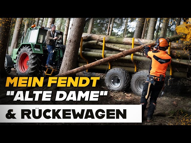 🚜🌲Mit Fendt und Rückewagen im Forsteinsatz