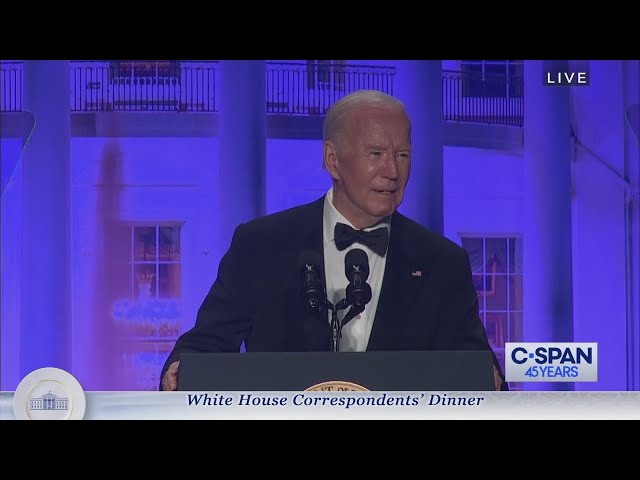 President Biden complete remarks at 2024 White House Correspondents' Dinner (C-SPAN)
