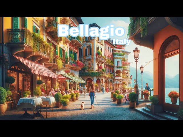 Bellagio, Italy 🇮🇹 - Italy's Magical World - 4k HDR 60fps Walking Tour (▶55min)