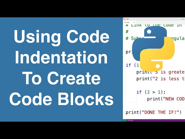 Code Indentation | Python Tutorial