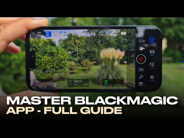 Master Blackmagic iPhone Camera App - FULL Guide tutorial