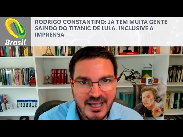 Rodrigo Constantino: Já tem muita gente saindo do Titanic de Lula, inclusive a imprensa