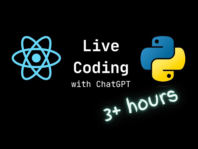 Python and React - Live Coding 13 - Sending Invitations with ChatGPT
