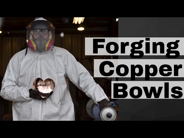 How To Forge a Copper Bowl // Raising a Copper Vessel