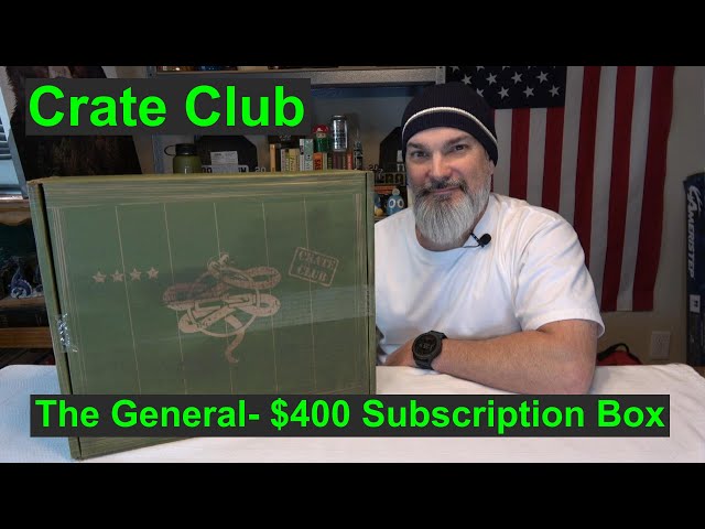 Crate Club "The General" $400 Subscription Box!!!