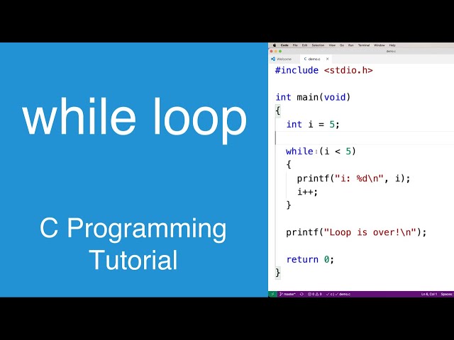 while loop C | Programming Tutorial