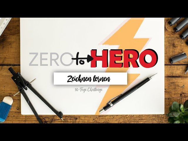 Zero to Hero: Zeichnen lernen in 30 Tagen | Tag 01: Grundlagen des Zeichnens