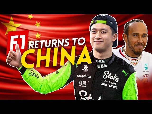 F1 returns to CHINA!