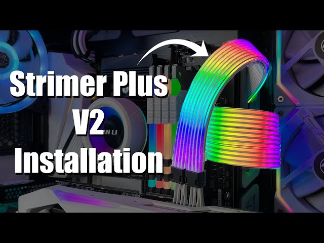 How To Install Strimer Plus V2 RGB Cables + L Connect 3