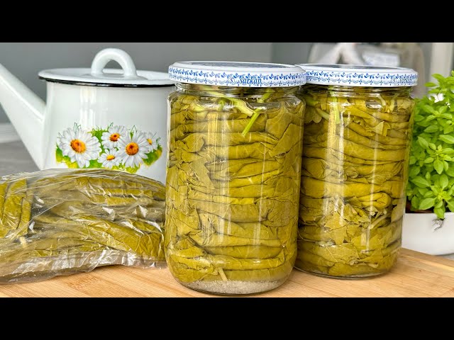 MAKE IT USING THIS METHOD 💯 STORE AS YOU WISH 🤭 GRAPE LEAVES RECIPE THAT STAYS FRESH FOR YEARS