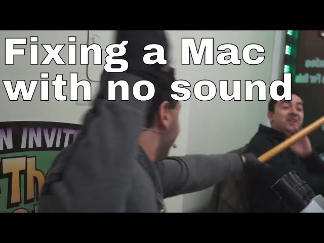 A1708 Macbook Pro has no audio: repair of logic board