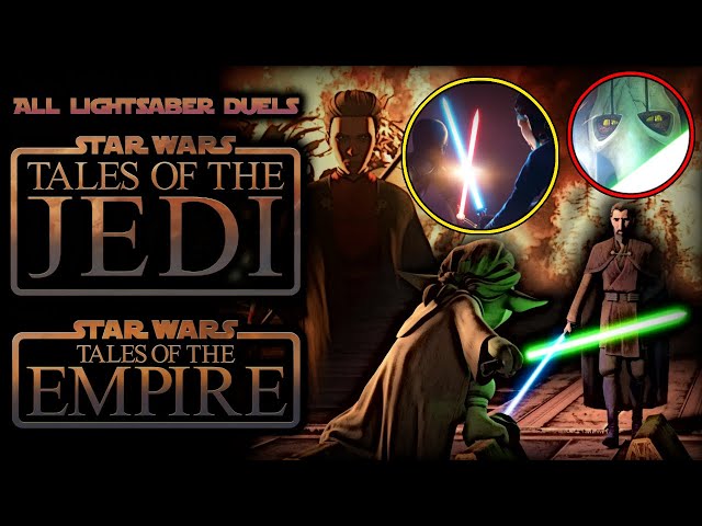 All Lightsaber Duels - Tales of the Jedi/Empire