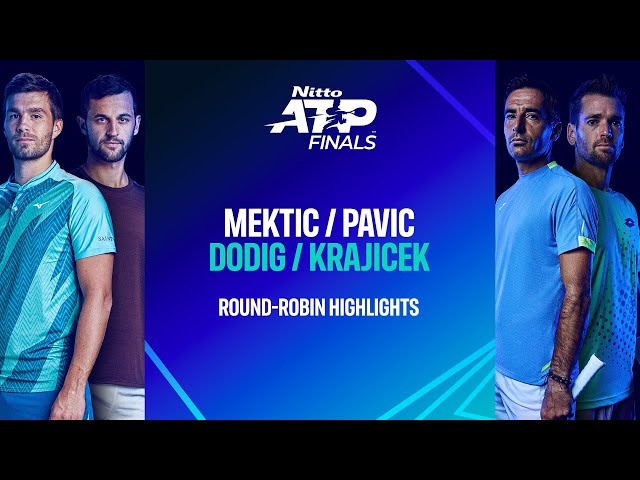 Mektic/ Pavic vs. Krajicek/ Dodig | Nitto ATP Finals Highlights