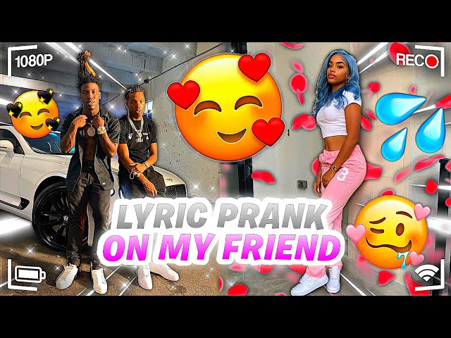 Hotboii - "Don't Need Time" Ft. Lil Baby Lyric Prank On Friend☺️!!**SHE DIDN'T CARE🤧**