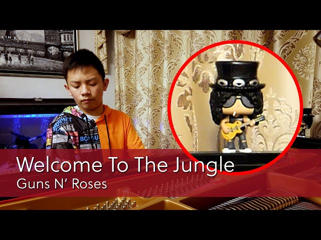 Guns N' Roses Welcome To The Jungle Piano Cover | Cole Lam 13 Years Old