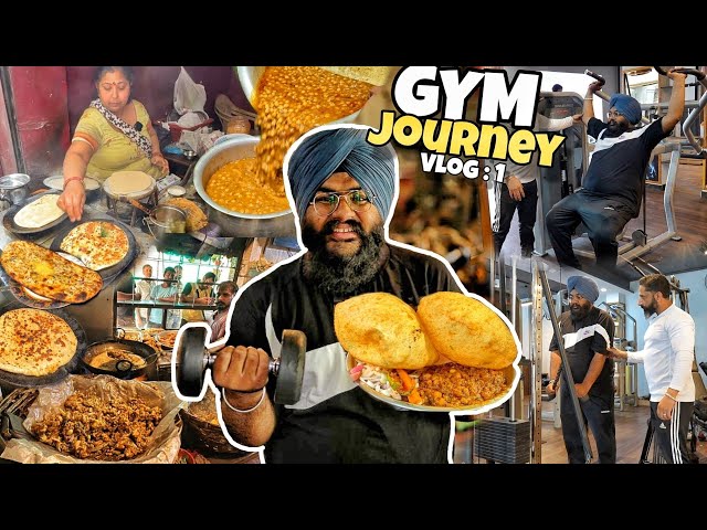 Rs.15/- Aloo Stuffed Prantha | 1 Day In GYM | Uncle Pakoda | Food Vlog Ka Sath Gym
