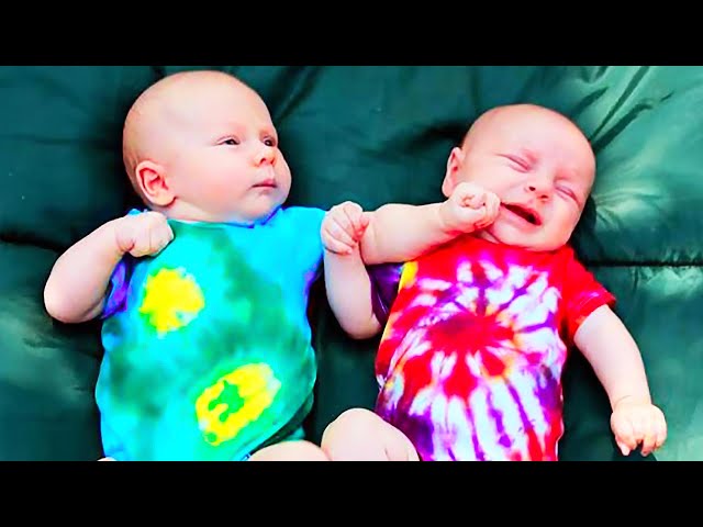 Funny Twin Babies Fight Over Everything (Latest Videos) || Just Laugh