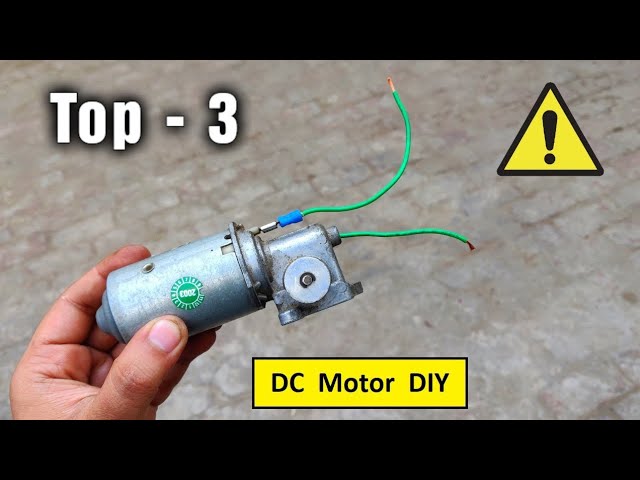 3 Simple Inventions with DC Motor