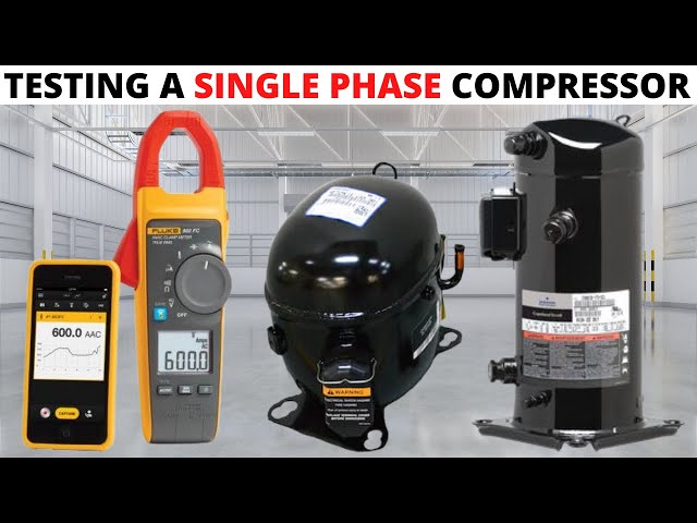 HVAC: How To Test a Single Phase Compressor & Check For Any Grounds (Insulation Resistance) Ohm Test